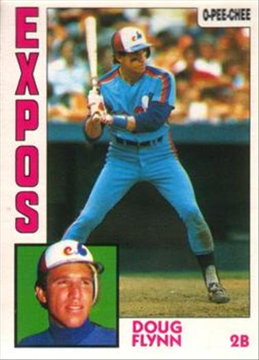 1984 O-Pee-Chee Baseball Cards 262     Doug Flynn